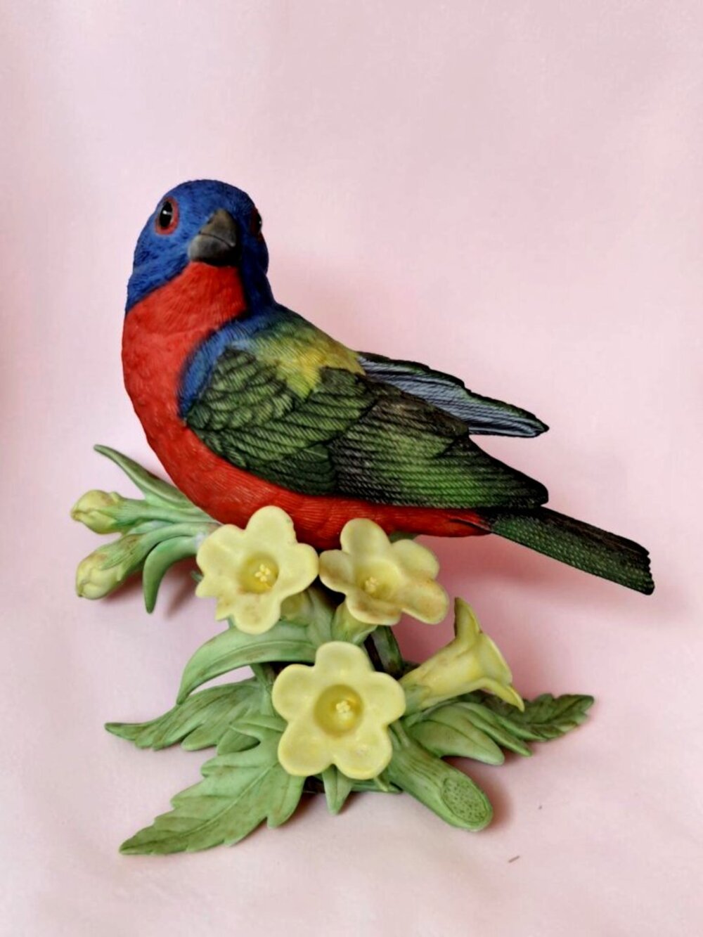 Vintage Lenox Painted Bunting Garden Bird Collection Figurine Original Box 1997